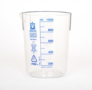 Beaker plastic 1000mL