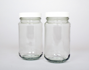 Jar glass screw-top