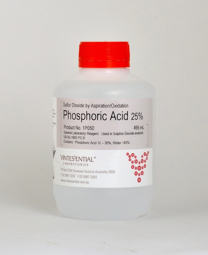 Phosphoric acid Vintessential Wine Laboratories