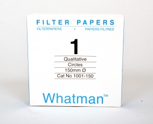 Filter paper Whatman No.1 150mm dia 11um 100 per pack