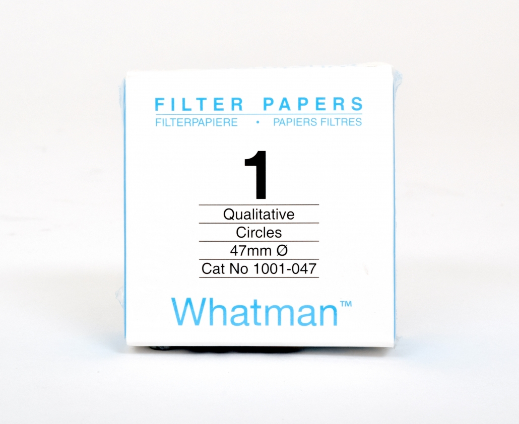 Filter paper Whatman No.1 47mm dia 11um 100 per pack | Vintessential