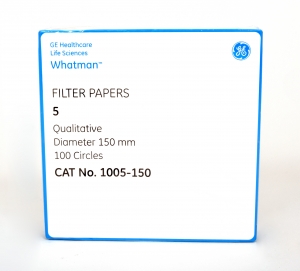 Filter paper Whatman No.5 150mm dia 2.5um 100 per pack